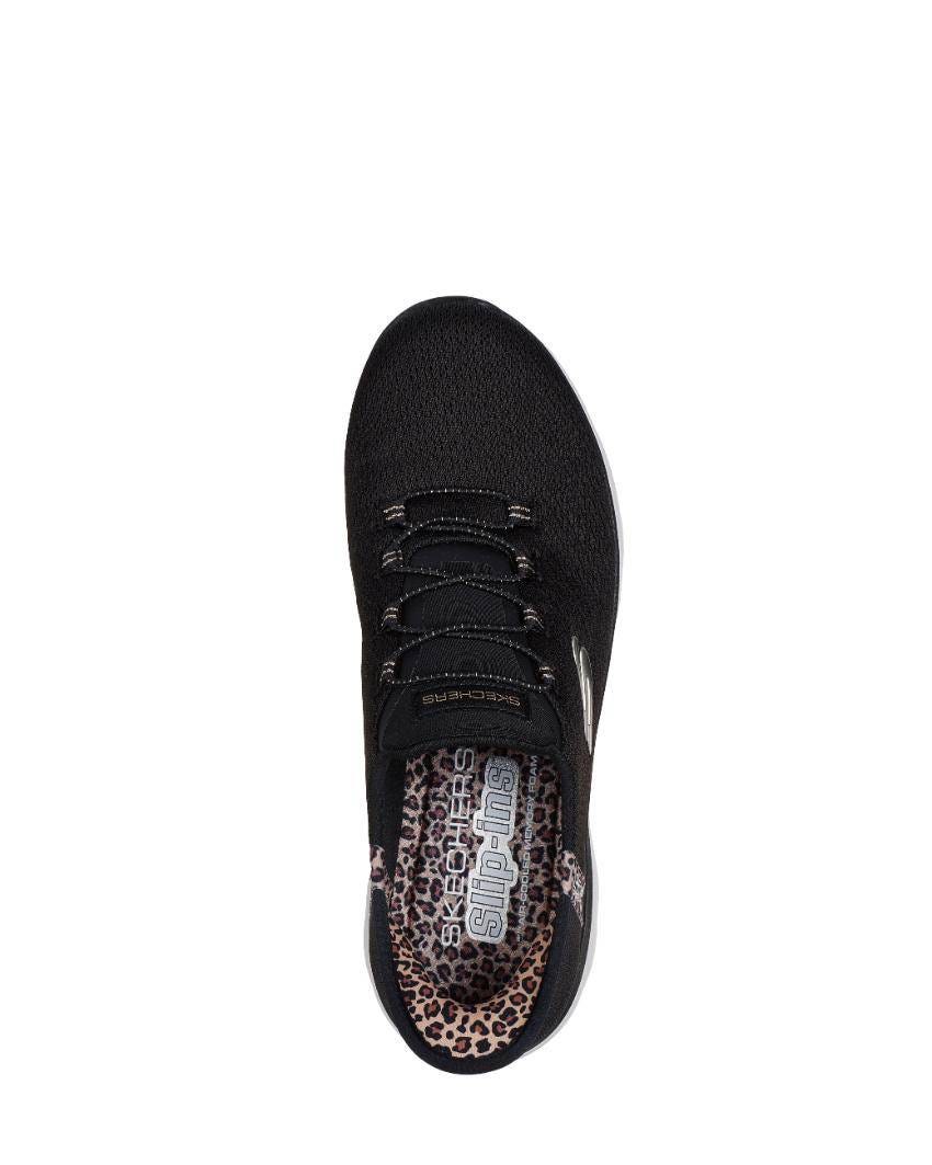 Skechers Slip-Ins: Summits - Leopard Chic - BLACK MULTI slider