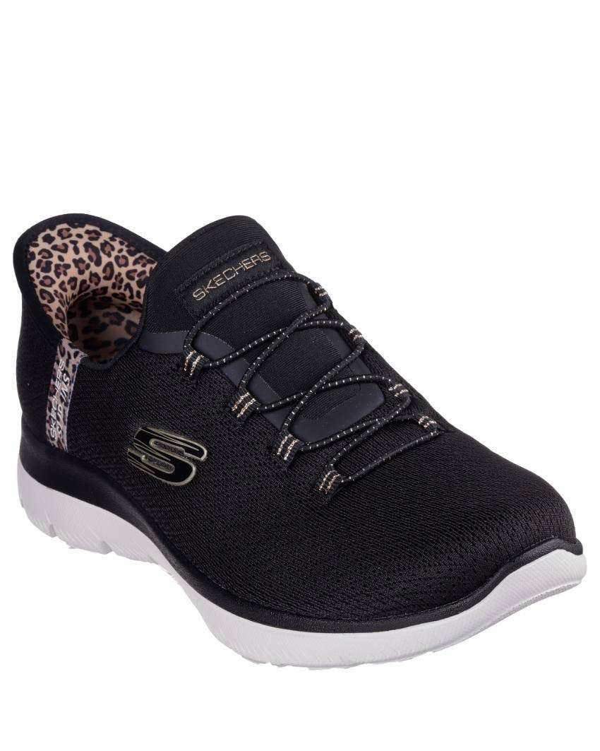 Skechers Slip-Ins: Summits - Leopard Chic - BLACK MULTI