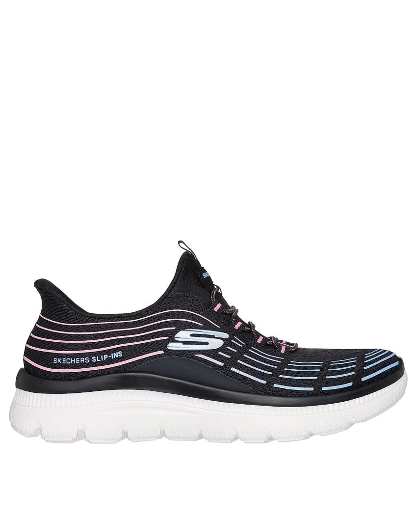 Skechers Slip-Ins: Summits Plus - Bright Wave - BLACK/MULTI slider