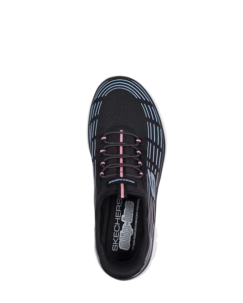 Skechers Slip-Ins: Summits Plus - Bright Wave - BLACK/MULTI slider