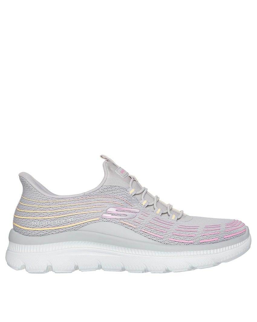Skechers Slip-Ins: Summits Plus - Bright Wave - LIGHT GREY/MULTI slider