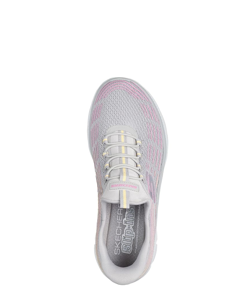 Skechers Slip-Ins: Summits Plus - Bright Wave - LIGHT GREY/MULTI slider