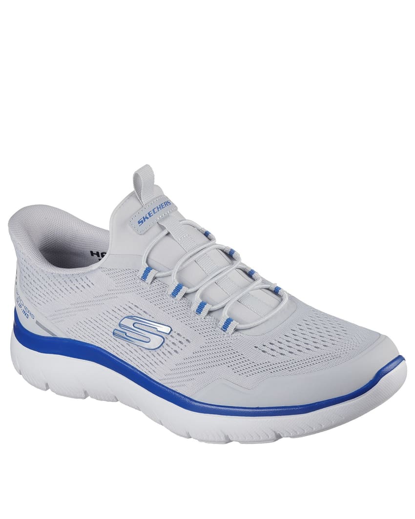 Skechers Slip-Ins: Summits - Top Rate Wide Fit - GREY/BLUE