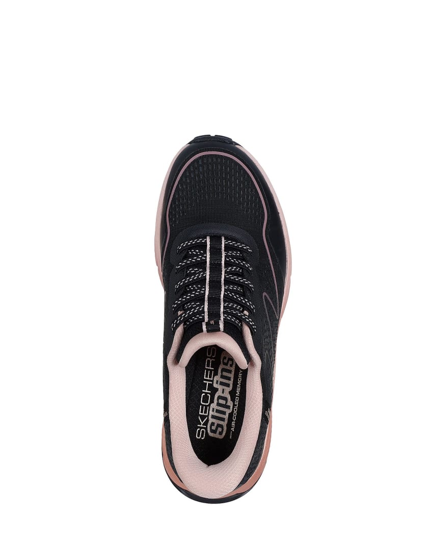 Skechers Slip-Ins: Switch Back - Mist - BLACK/PINK slider