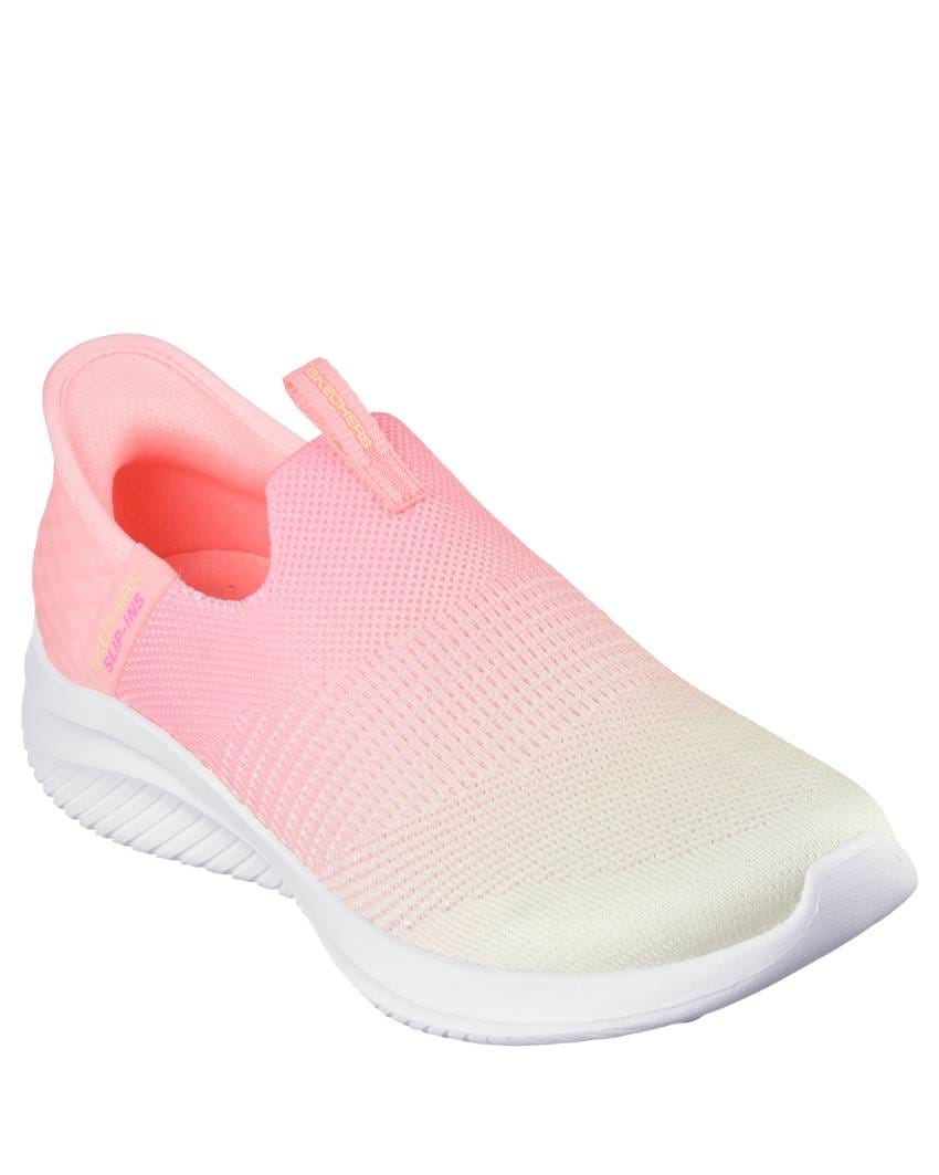 Skechers Slip-Ins: Ultra Flex 3.0 - Beauty Blend - NEON PINK/YELLOW slider