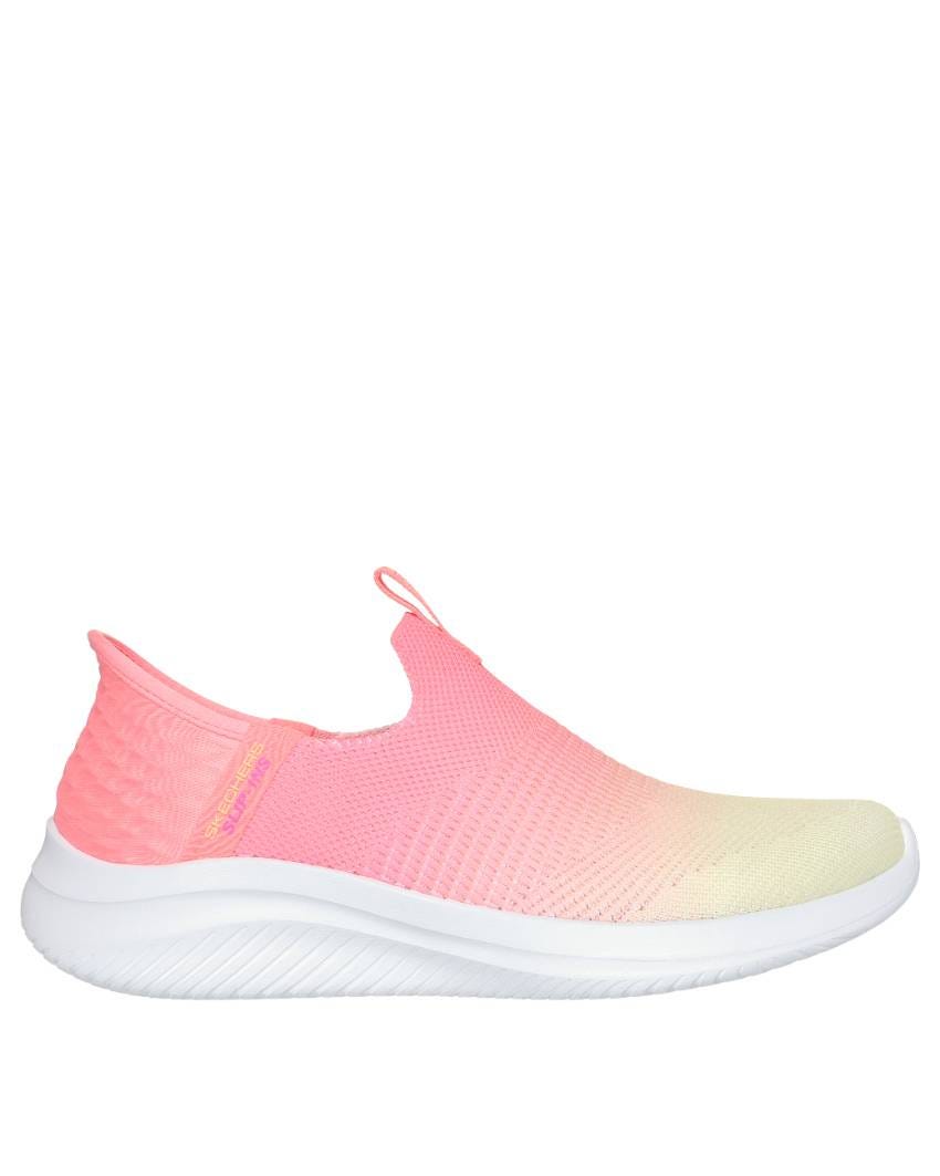 Skechers Slip-Ins: Ultra Flex 3.0 - Beauty Blend - NEON PINK/YELLOW slider