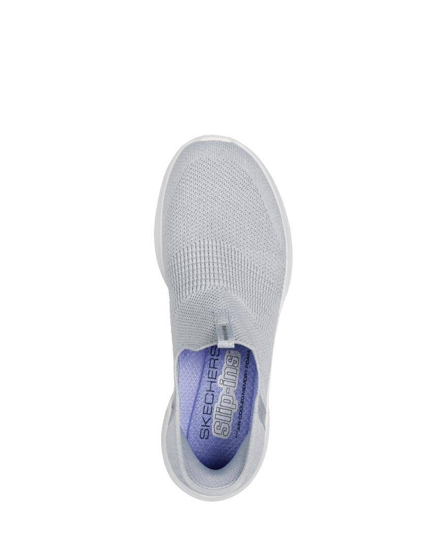 Skechers Slip-Ins: Ultra Flex 3.0 - Glitter Me - GREY/SILVER slider