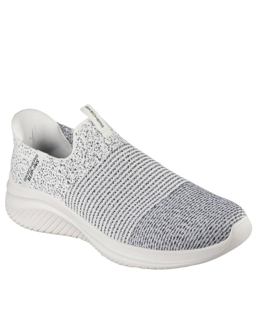 Skechers Slip-Ins: Ultra Flex 3.0 - Nezzo Wide Fit - NATURAL BLACK