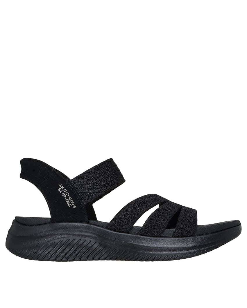 Skechers Slip-Ins: Ultra Flex 3.0 Sandal - Pretty Combo Wide Fit - BLACK/BLACK slider