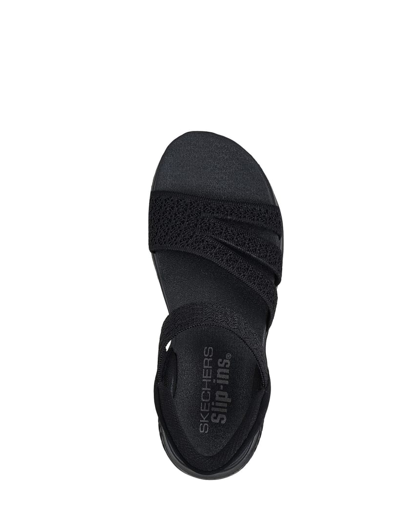 Skechers Slip-Ins: Ultra Flex 3.0 Sandal - Pretty Combo Wide Fit - BLACK/BLACK slider
