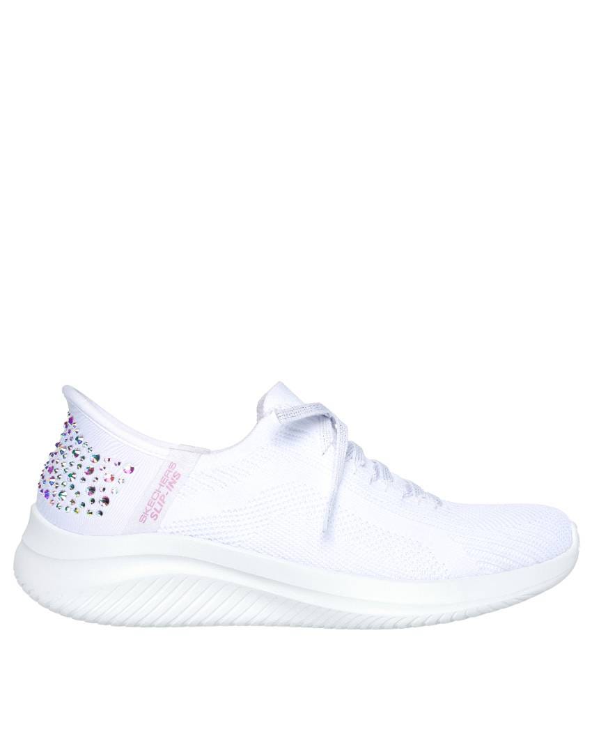 Skechers Slip-Ins: Ultra Flex 3.0 - Shining Glitz - WHITE slider