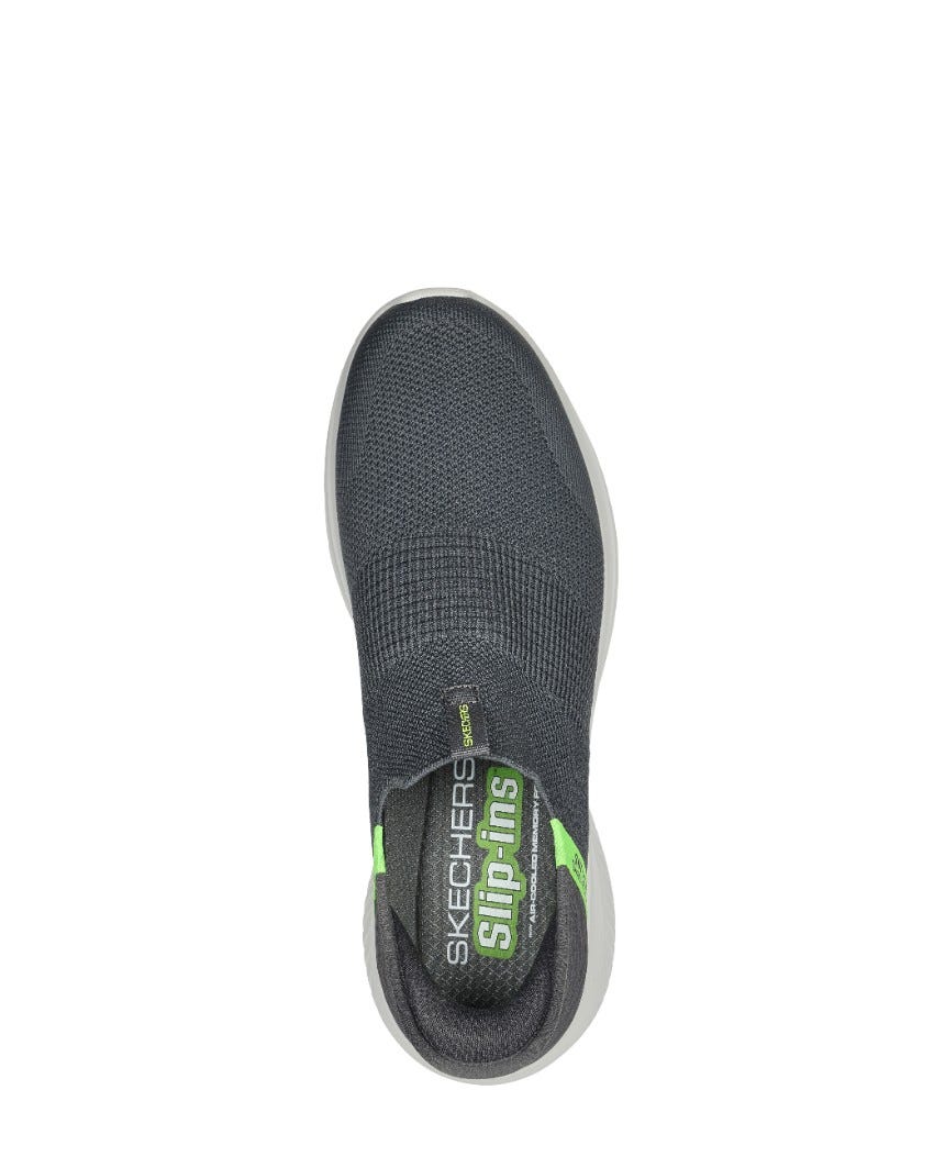 Skechers Slip-Ins: Ultra Flex 3.0 - Viewpoint - CHARCOAL/LIME slider