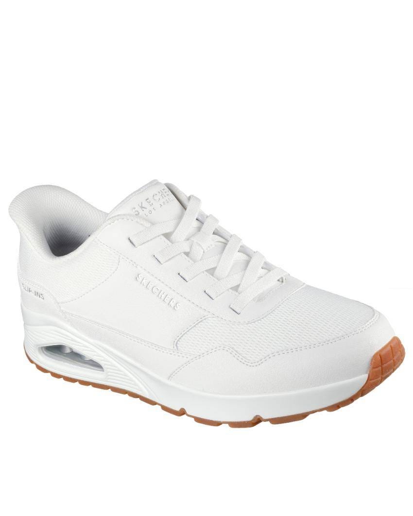 Skechers Slip-Ins: Uno - Banksia Wide Fit - WHITE slider