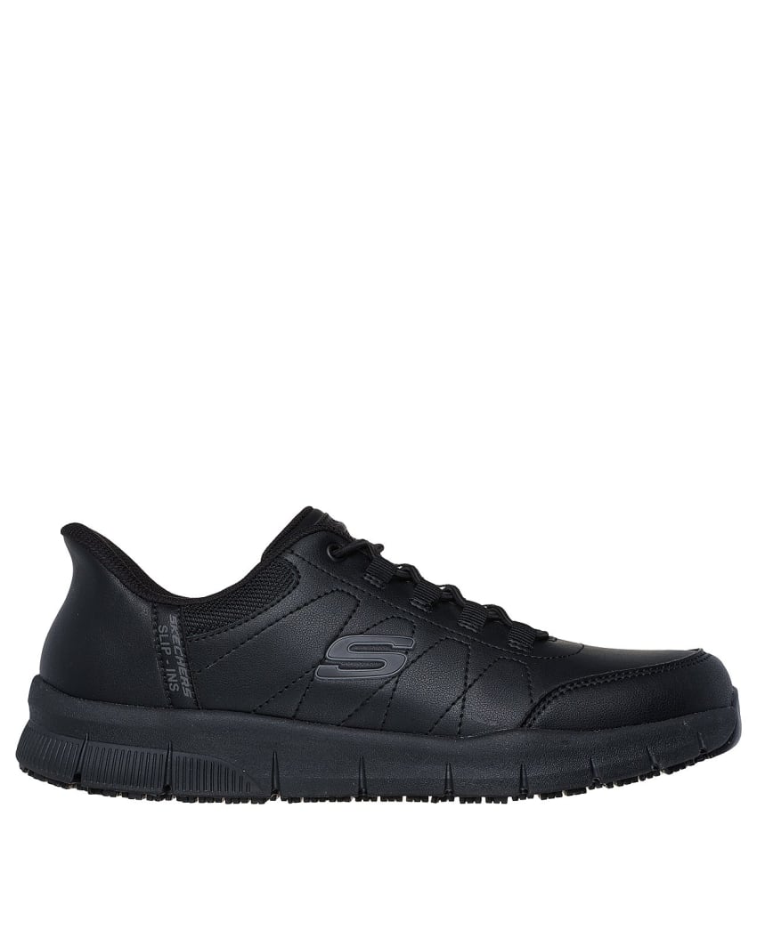 Skechers Slip-Ins Work: Nampa - Knotly - BLACK slider