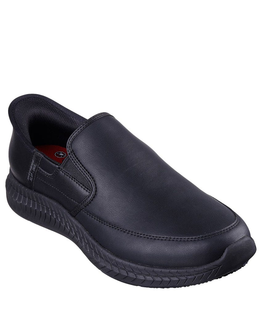 Skechers Slip-Ins: Work: Russom - BLACK