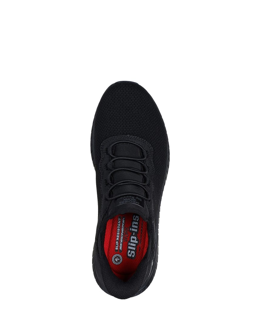 Skechers Slip-Ins Work: Squad Chaos Slip Resistant - BLACK slider