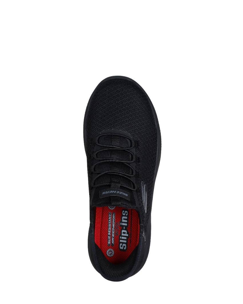 Skechers Slip-Ins Work: Summits Slip Resistant - Enslee - BLACK/BLACK slider