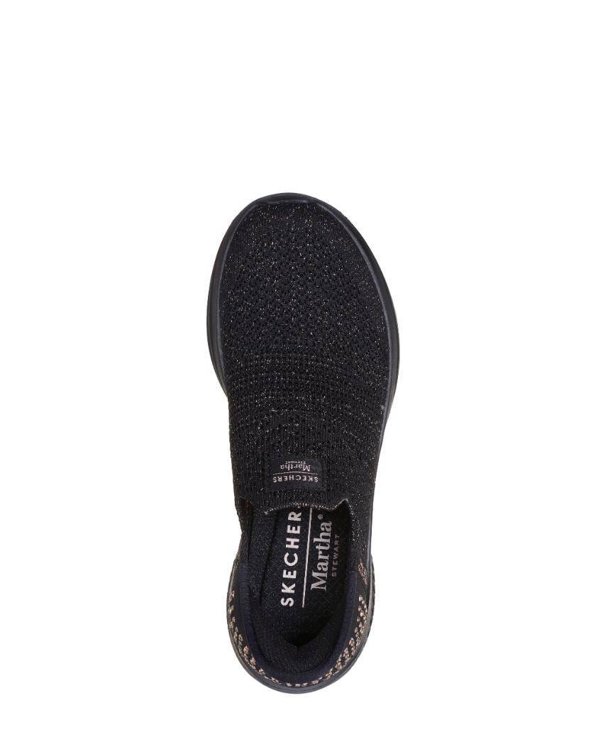 Skechers Slip-Ins X Martha Stewart: Ultra Flex - Glam Life - BLACK ROSE GOLD slider
