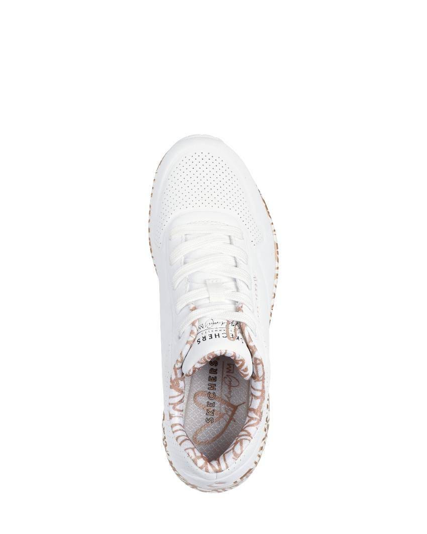 Skechers X JGoldcrown: Uno - Loving Love - WHITE/ROSE GOLD slider
