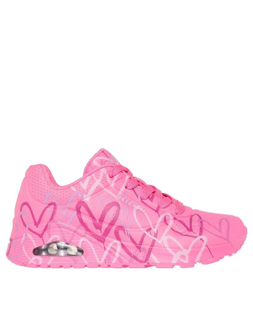 Skechers X Jgoldcrown: Uno - Spread The Love - HOT PINK slider