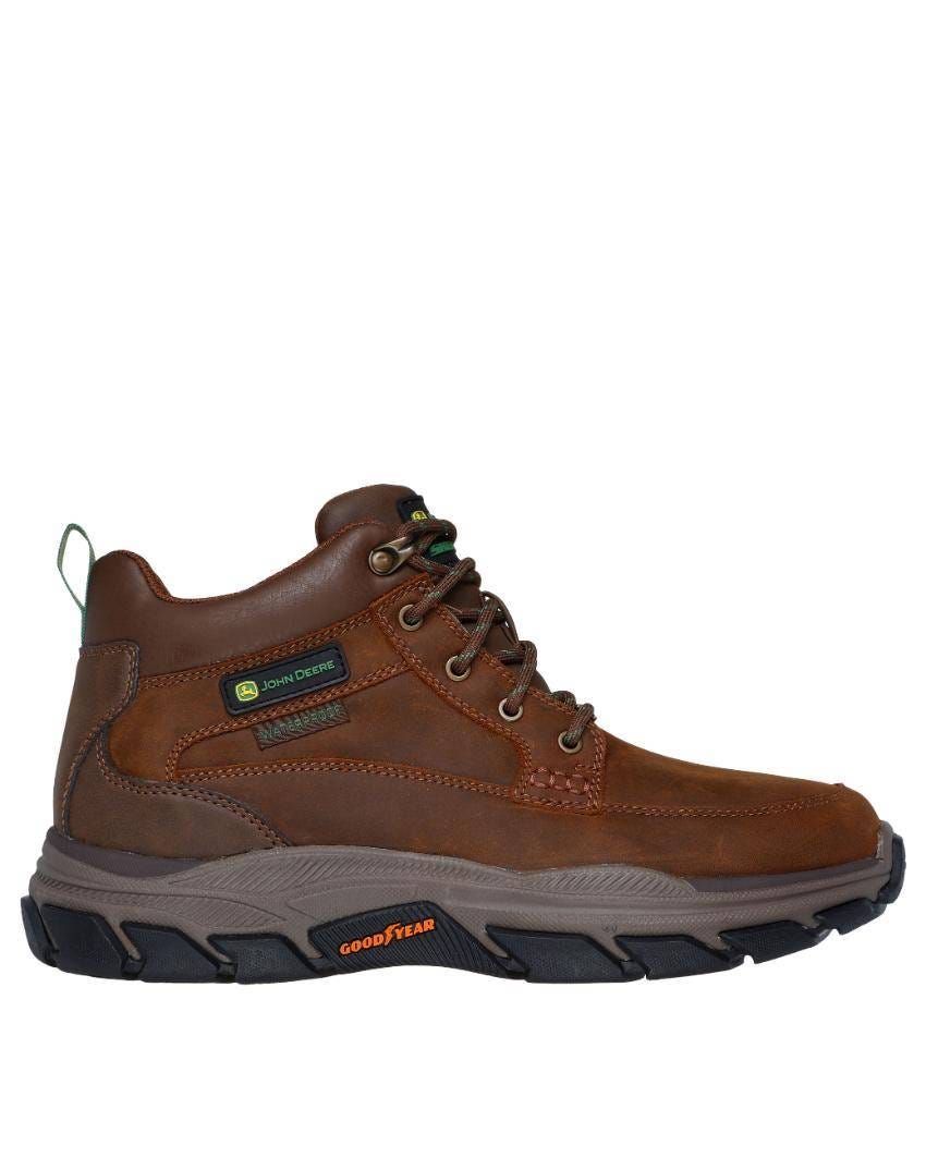 Skechers X John Deere: Relaxed Fit: Respected - Landin - DARK BROWN slider