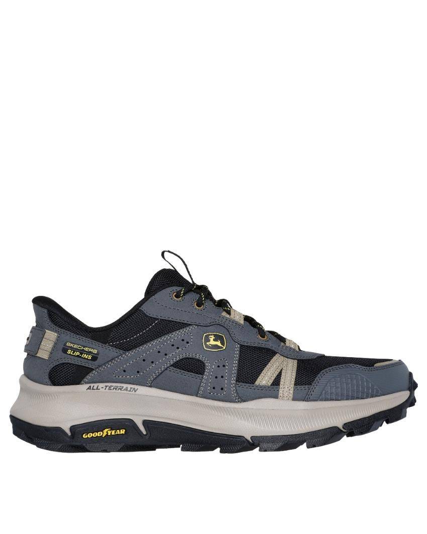 Skechers X John Deere: Relaxed Fit: Skechers Slip-Ins Equalizer 5.0 Trail - CHARCOAL BLACK slider