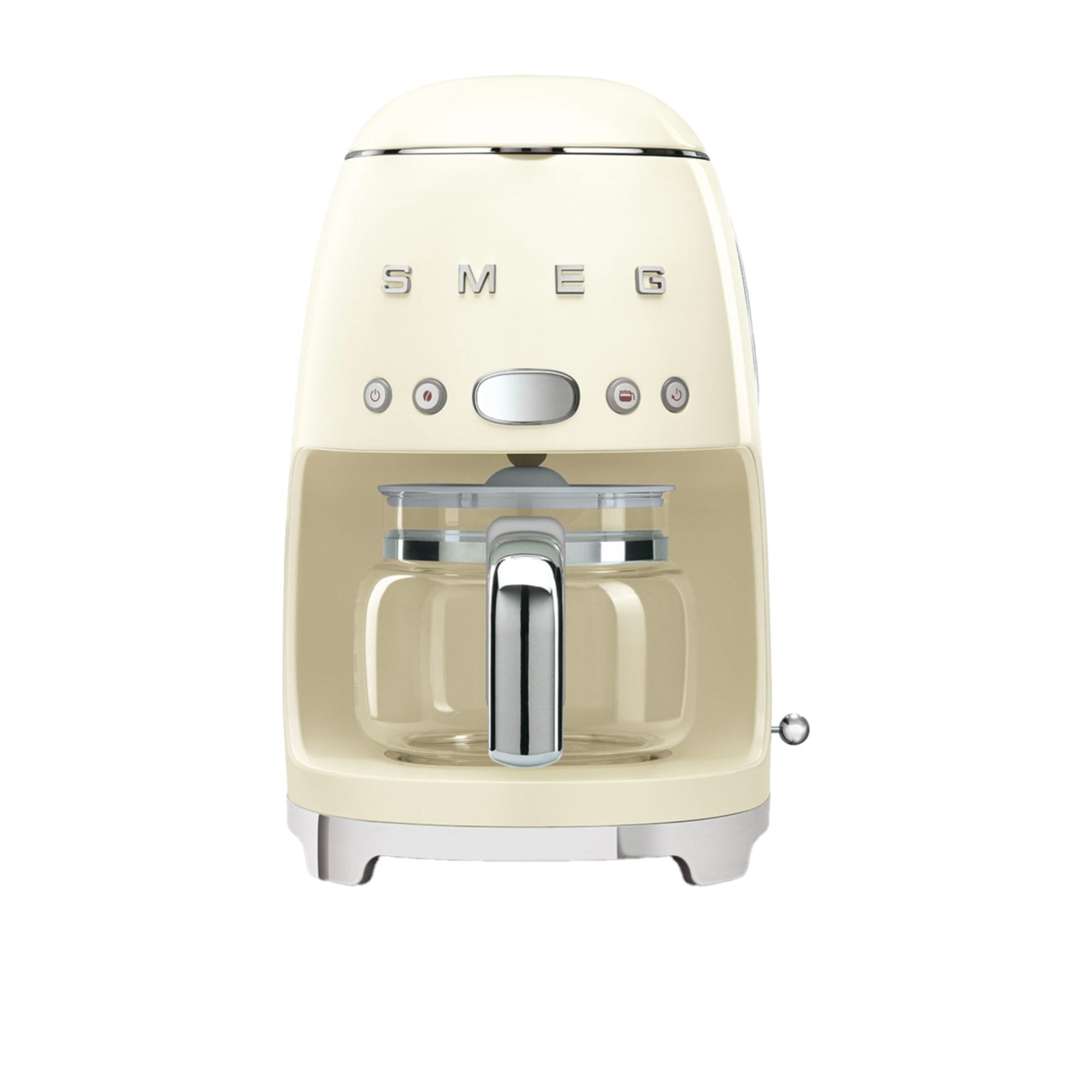 Smeg 50's Retro Style DCF02 Drip Filter Coffee Machine Cream - Cream
