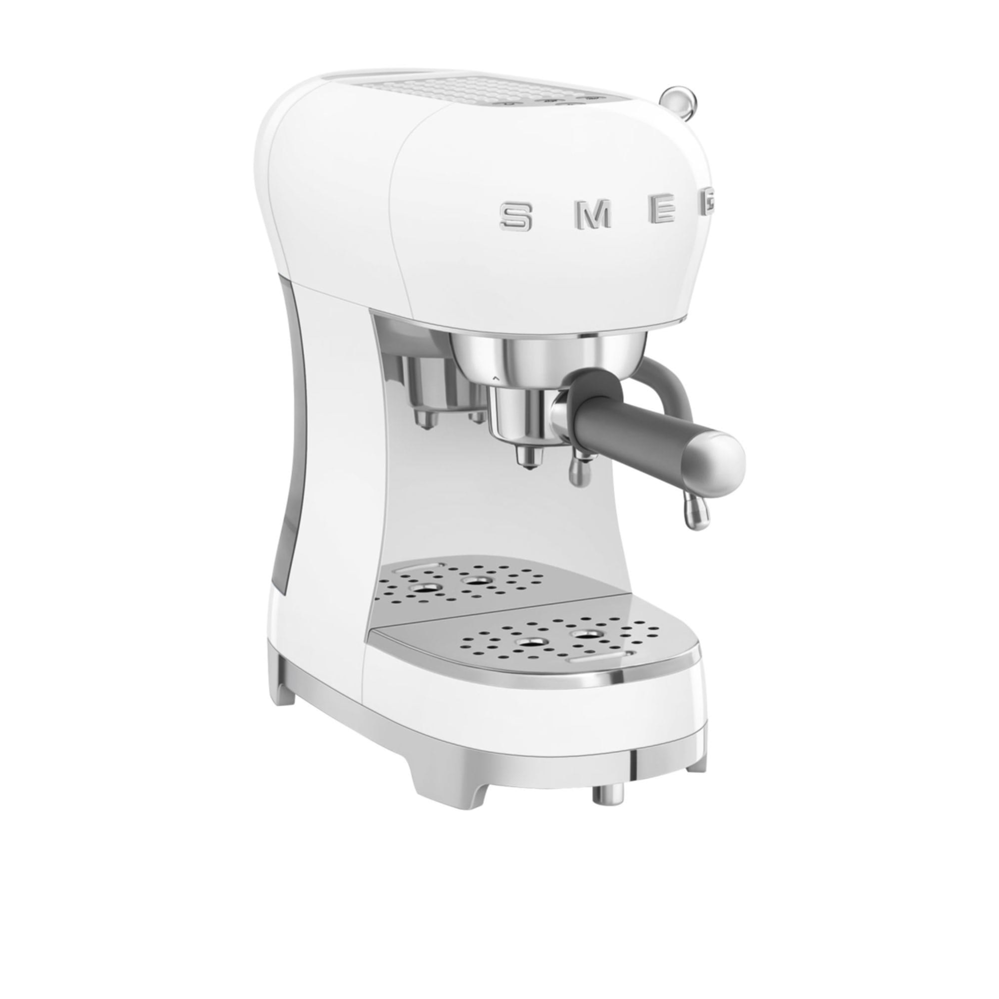 Smeg 50's Retro Style ECF02 Espresso Coffee Machine White - Cart slider