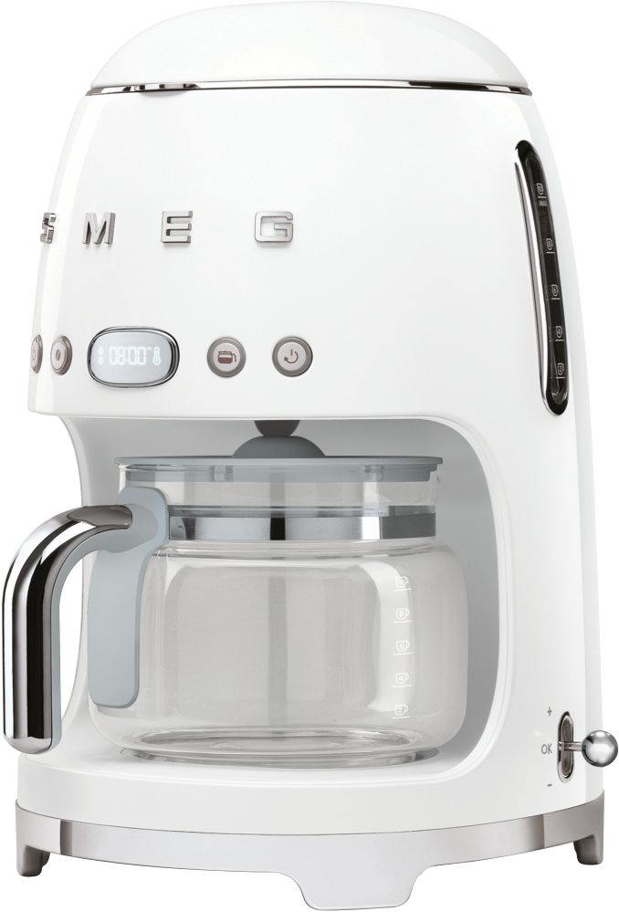 Smeg Retro Drip Filter Coffee Machine - White slider