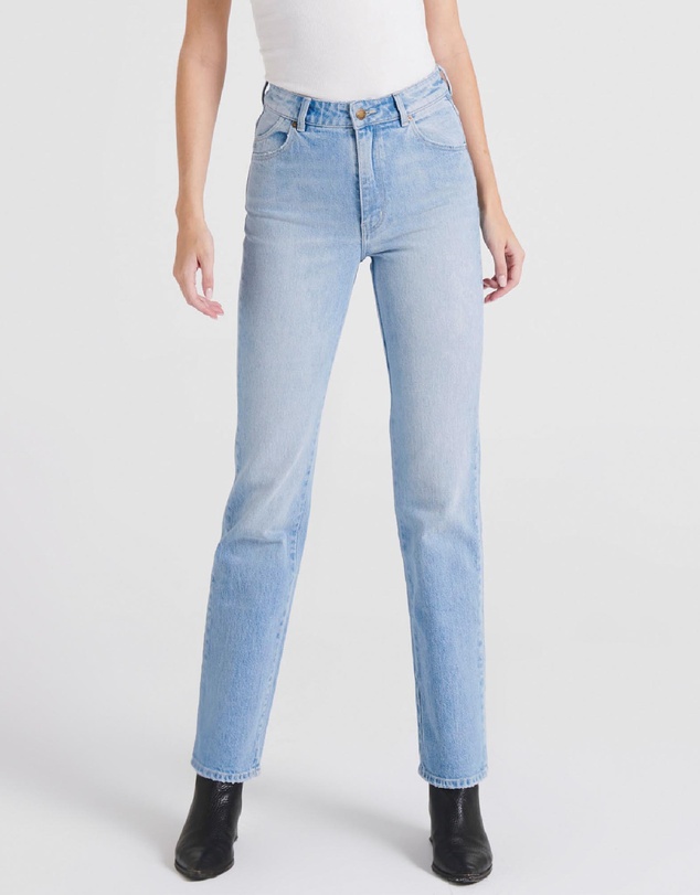 Sofia Richie X Rolla's Original Straight Long Jeans - Faded Vintage