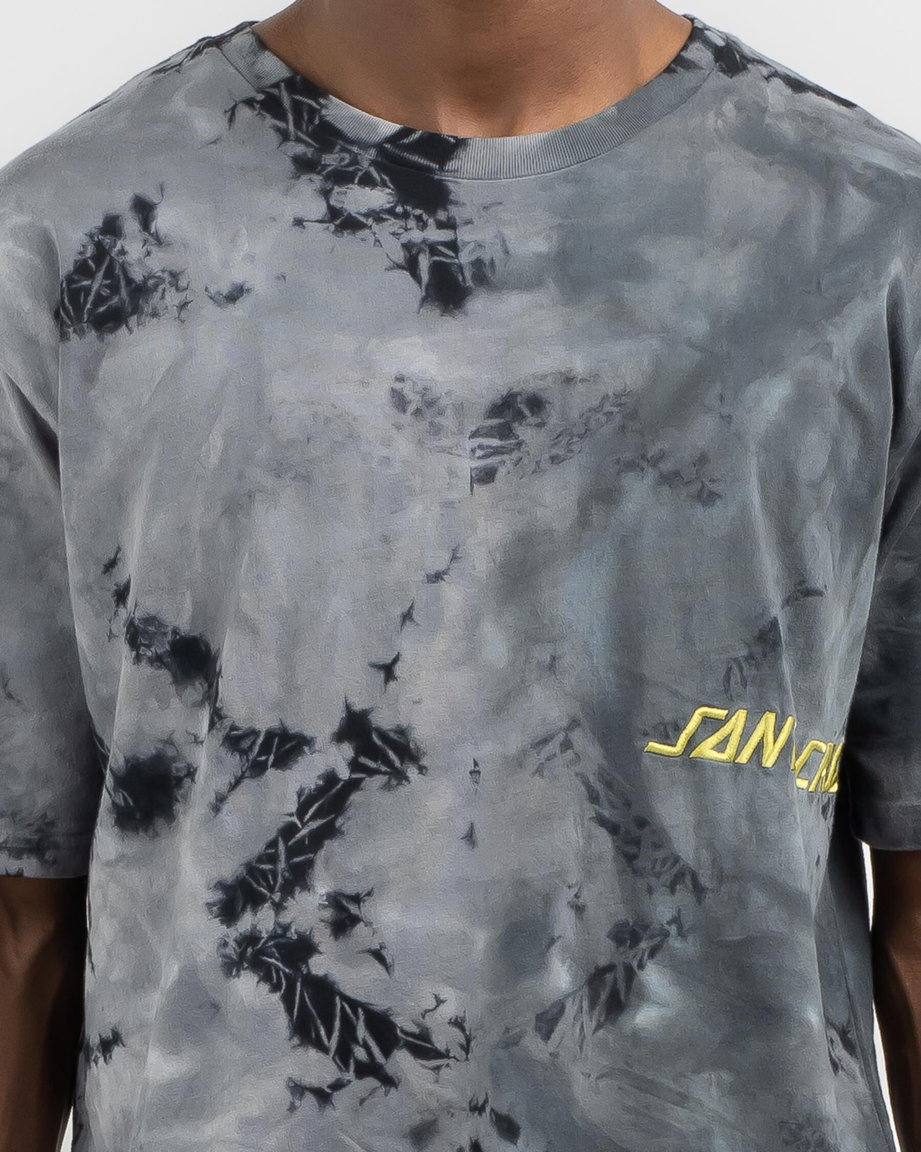 Solid Strip T-Shirt - Black Tie Dye slider