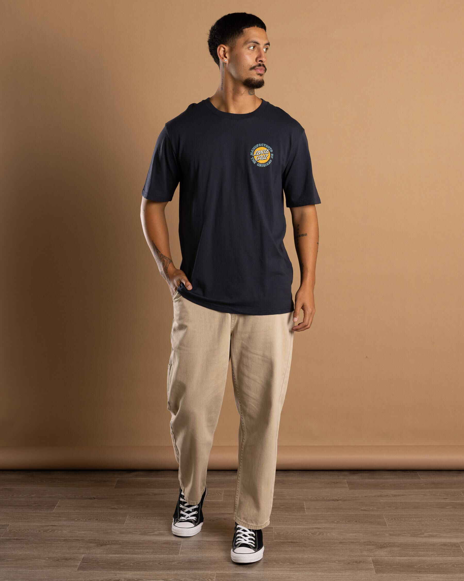 Speed MFG Dot Puff T-Shirt - Navy slider