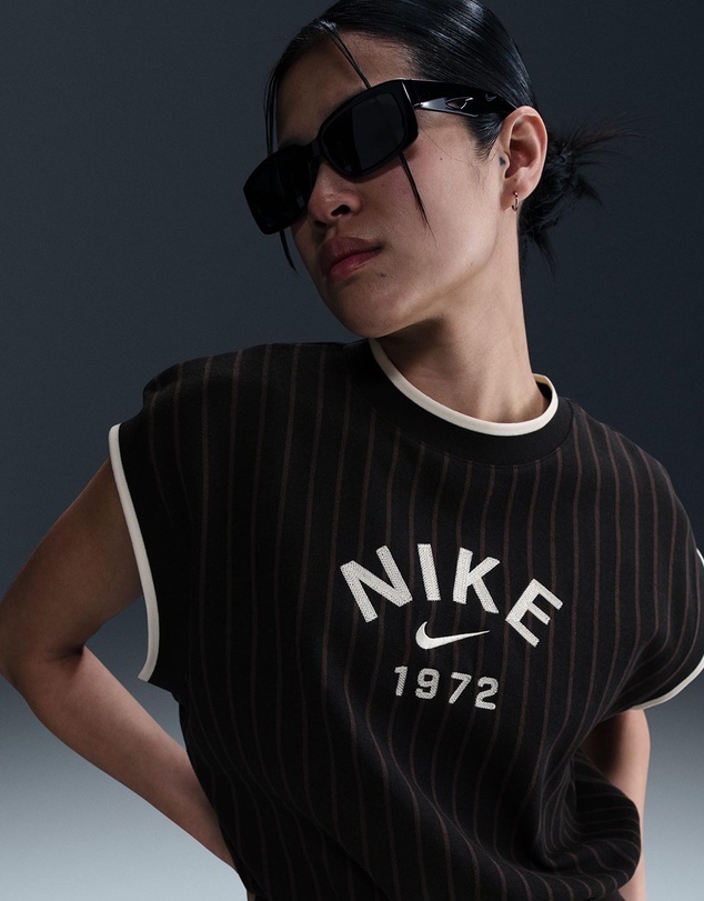 Sportswear Collection Knit Tank Muscle - Black, Velvet Brown & Sail