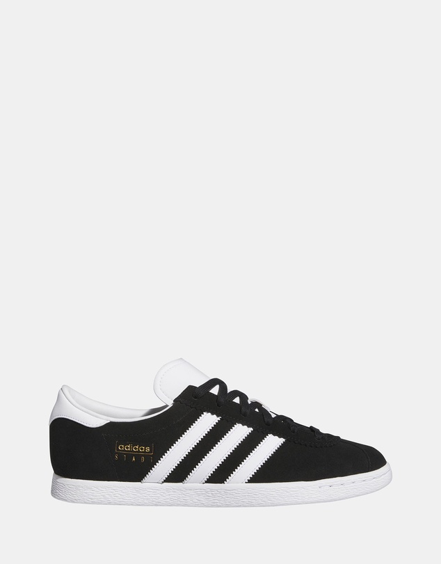 Stadt Shoes - Unisex - Core Black, White & Gold Metallic