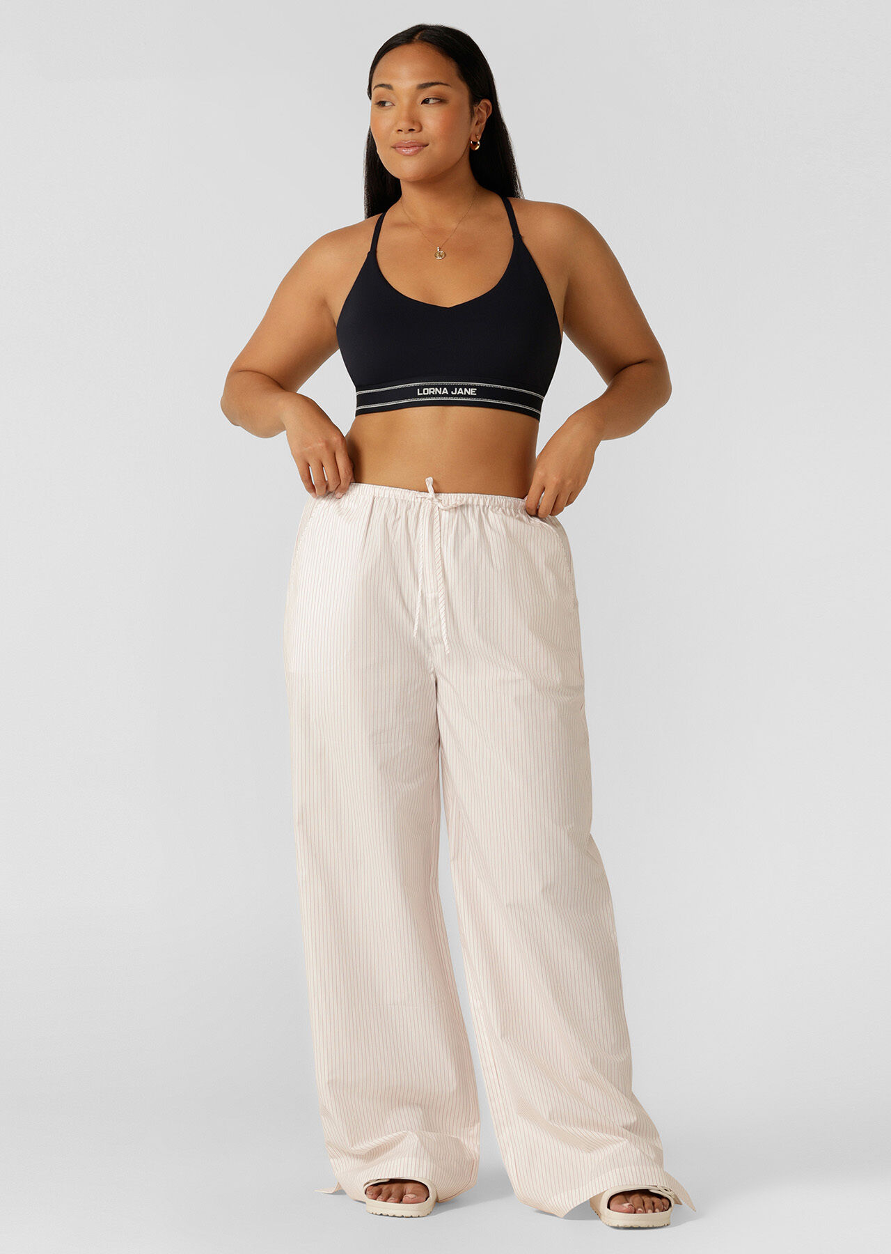 Stripe Lounge Pants - Red Stripe slider