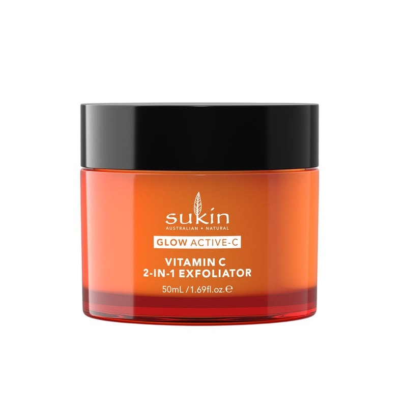 Sukin Glow Active-C Vitamin C 2-in-1 Exfoliator 50ml
