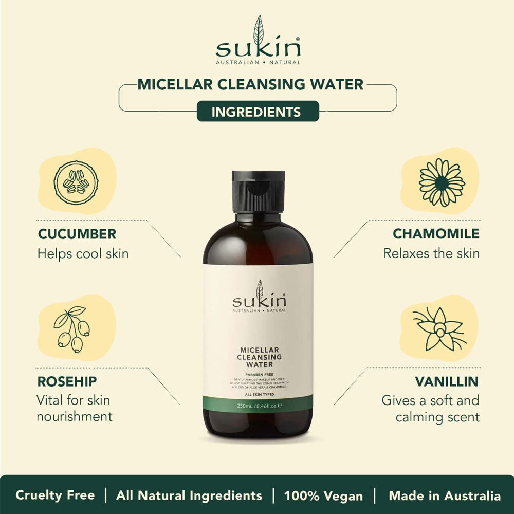 Sukin Micellar Cleansing Water 250ml slider