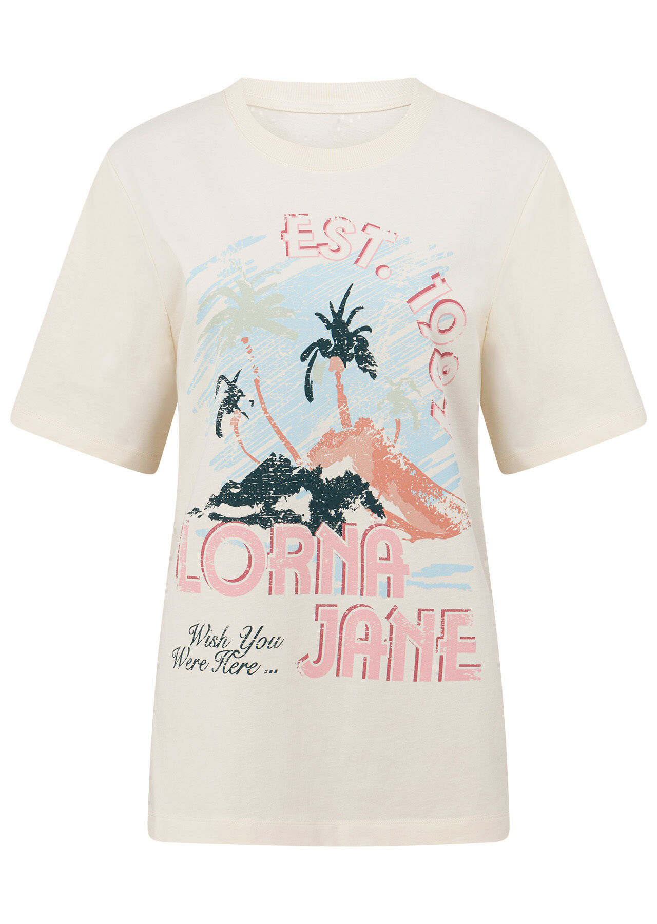 Summer Days Relaxed T-shirt - Cream slider