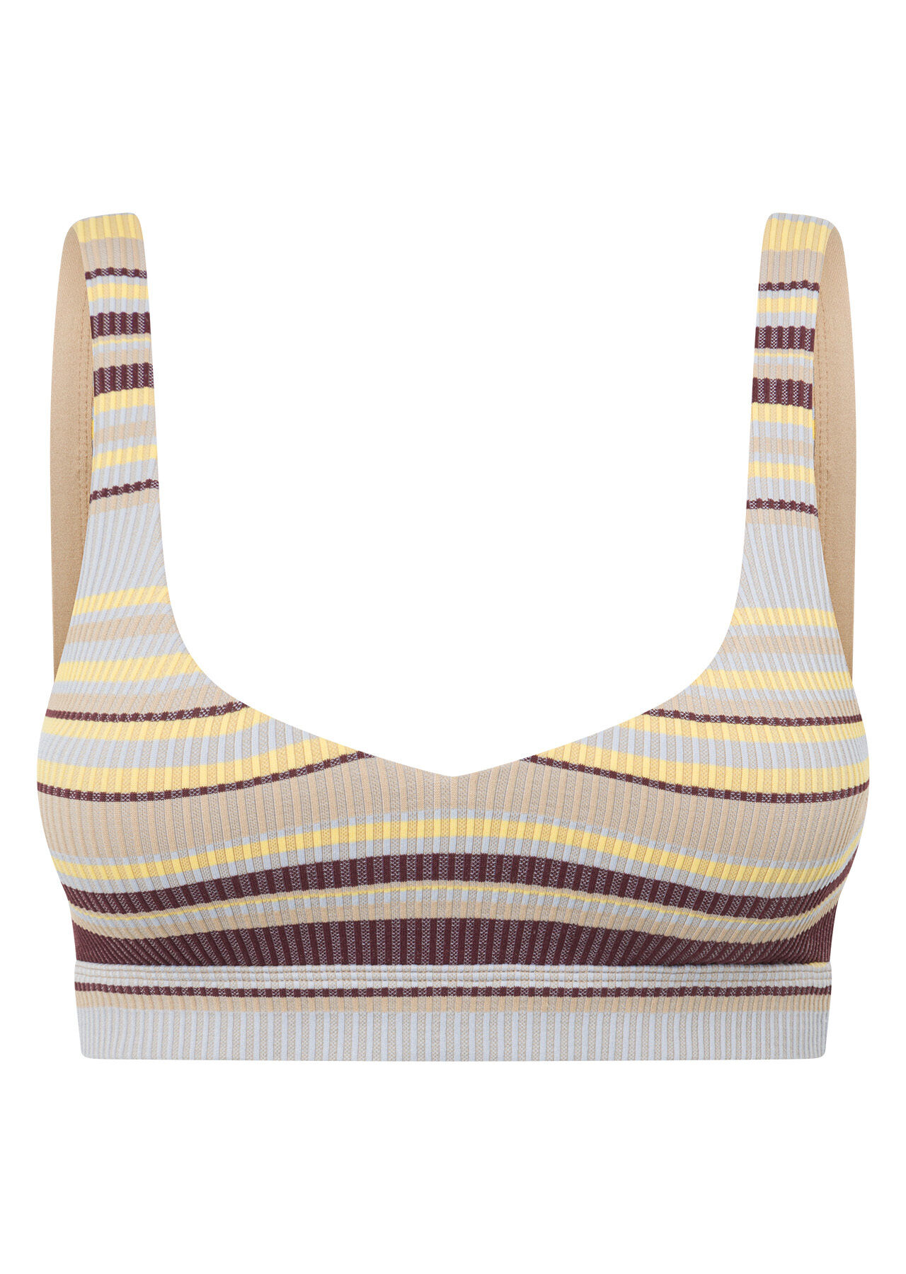 Sunset Stripe Seamless Bralette - Sunset Stripe slider