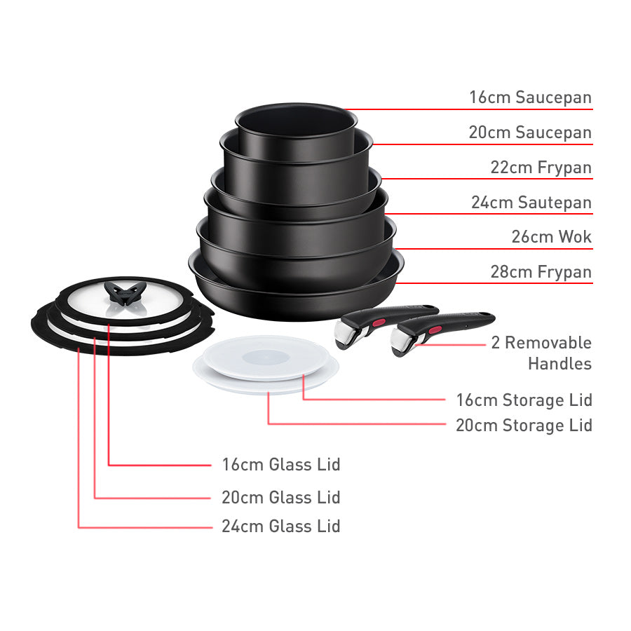 Tefal Ingenio Unlimited Induction Non-Stick 13pc Set slider