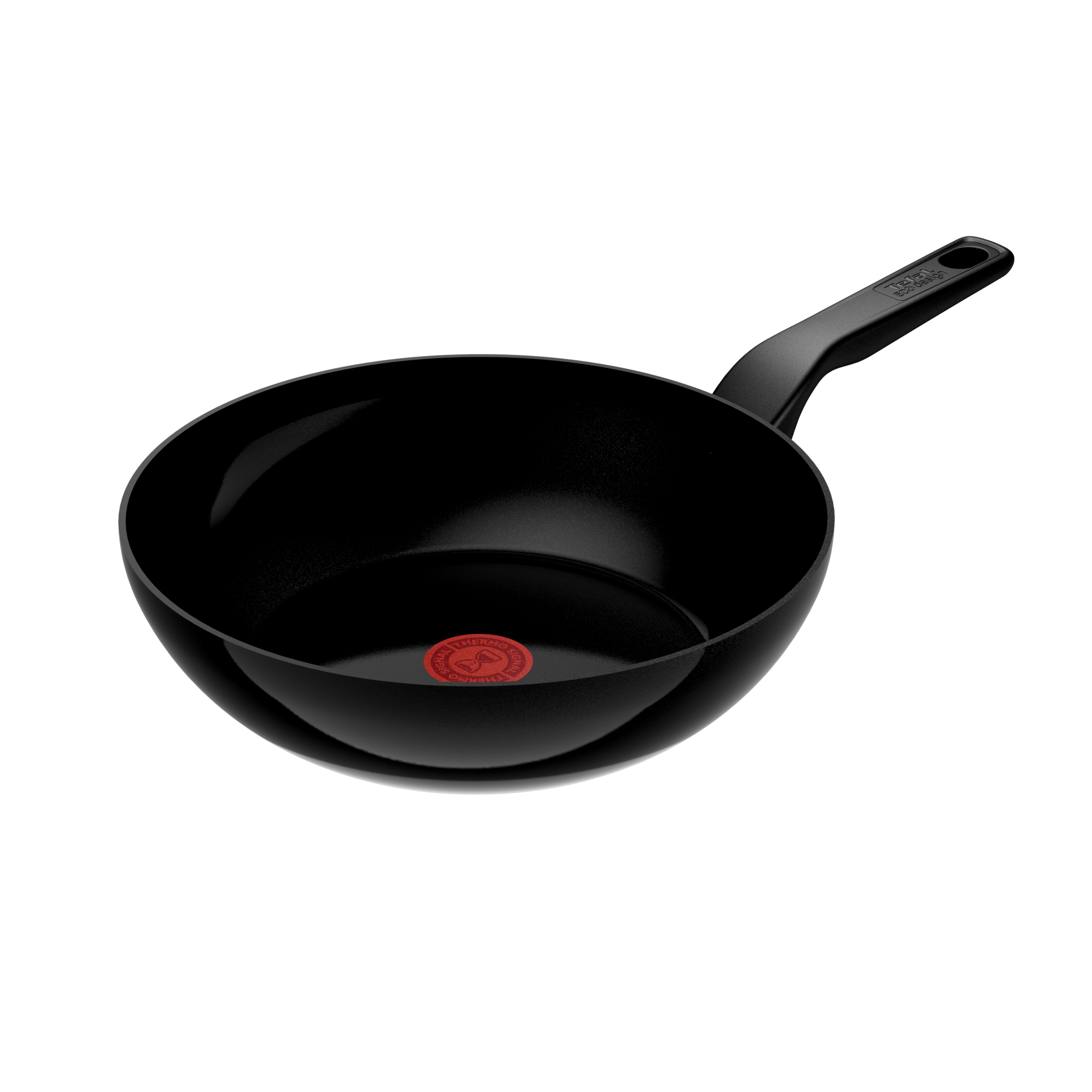 Tefal Renew Black 5pc Cookware Set 20/24/28cm Frypans, 28cm Wok, 24cm Sautepan - Ceramic Non-Stick Coating slider