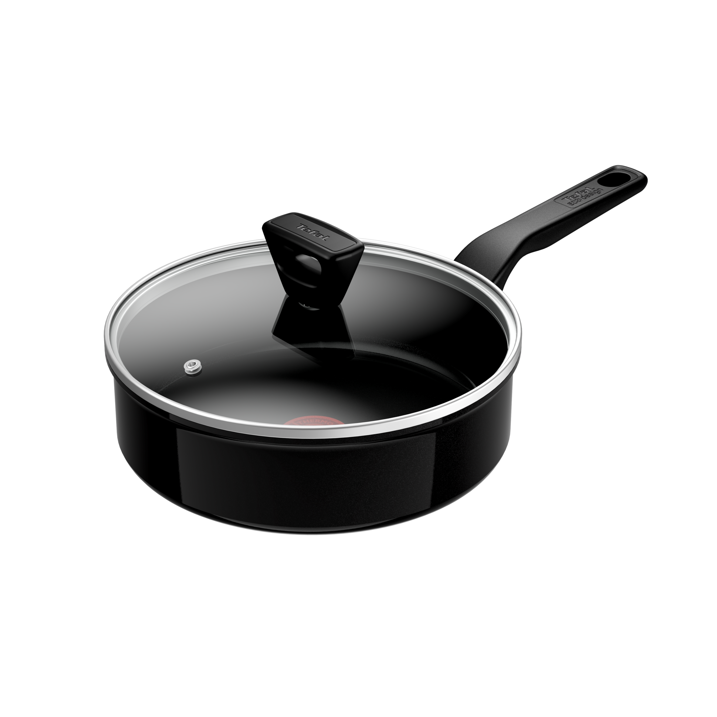 Tefal Renew Black Triple Pack 24/28cm Frypans & 24cm Sautepan - Ceramic Non-Stick Coating slider