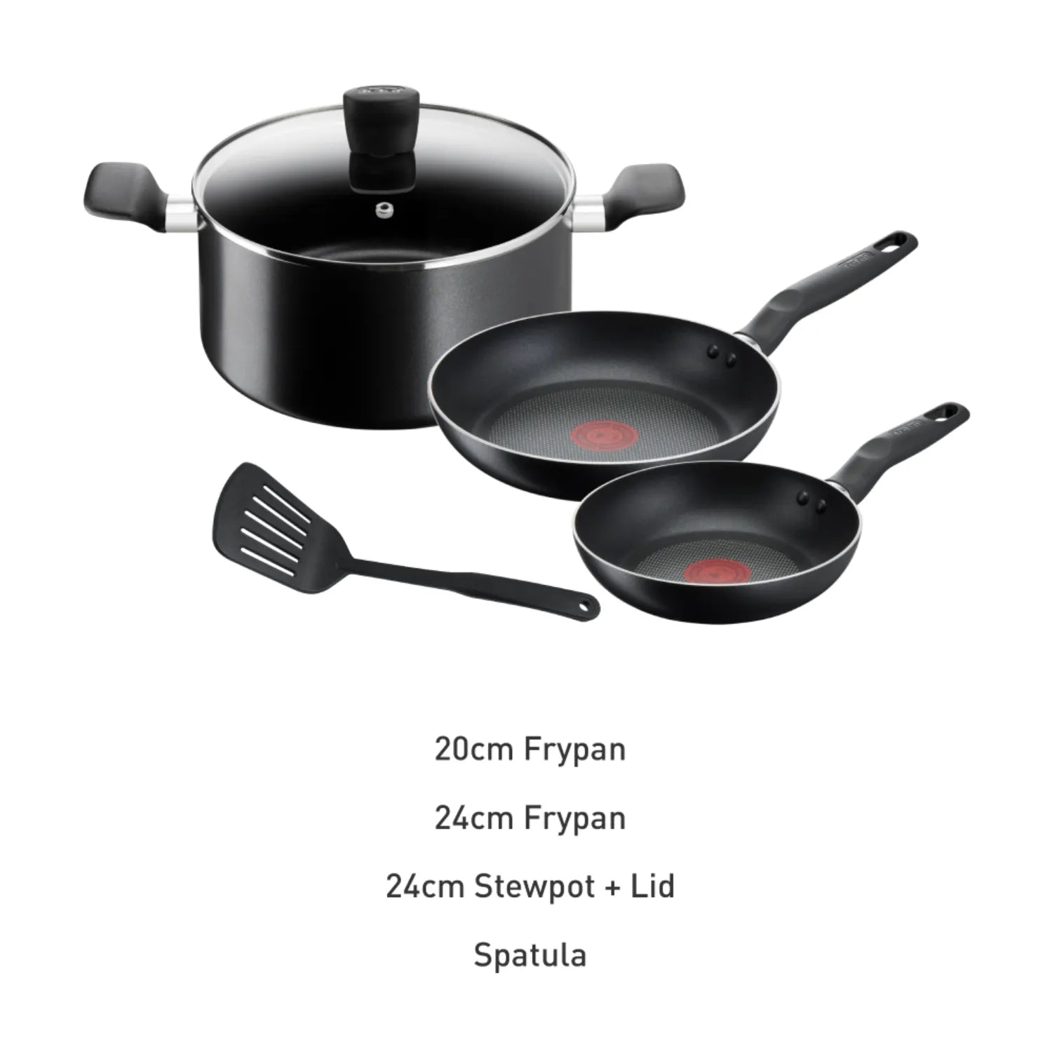 Tefal Super Cook Non-Stick 3pc Set with Spatula slider