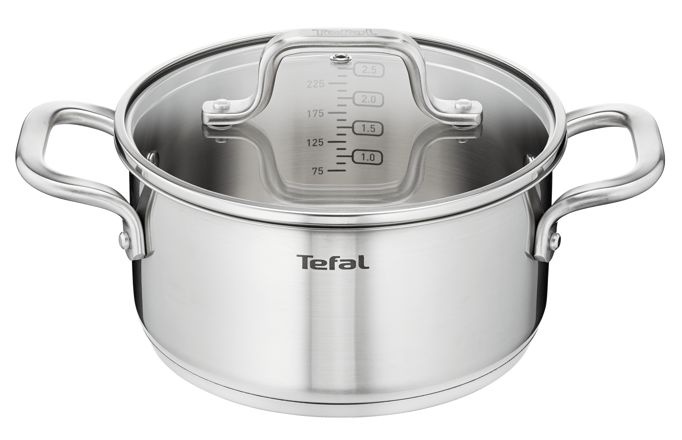 Tefal Virtuoso Induction Stainless Steel 3pc Pot Set slider