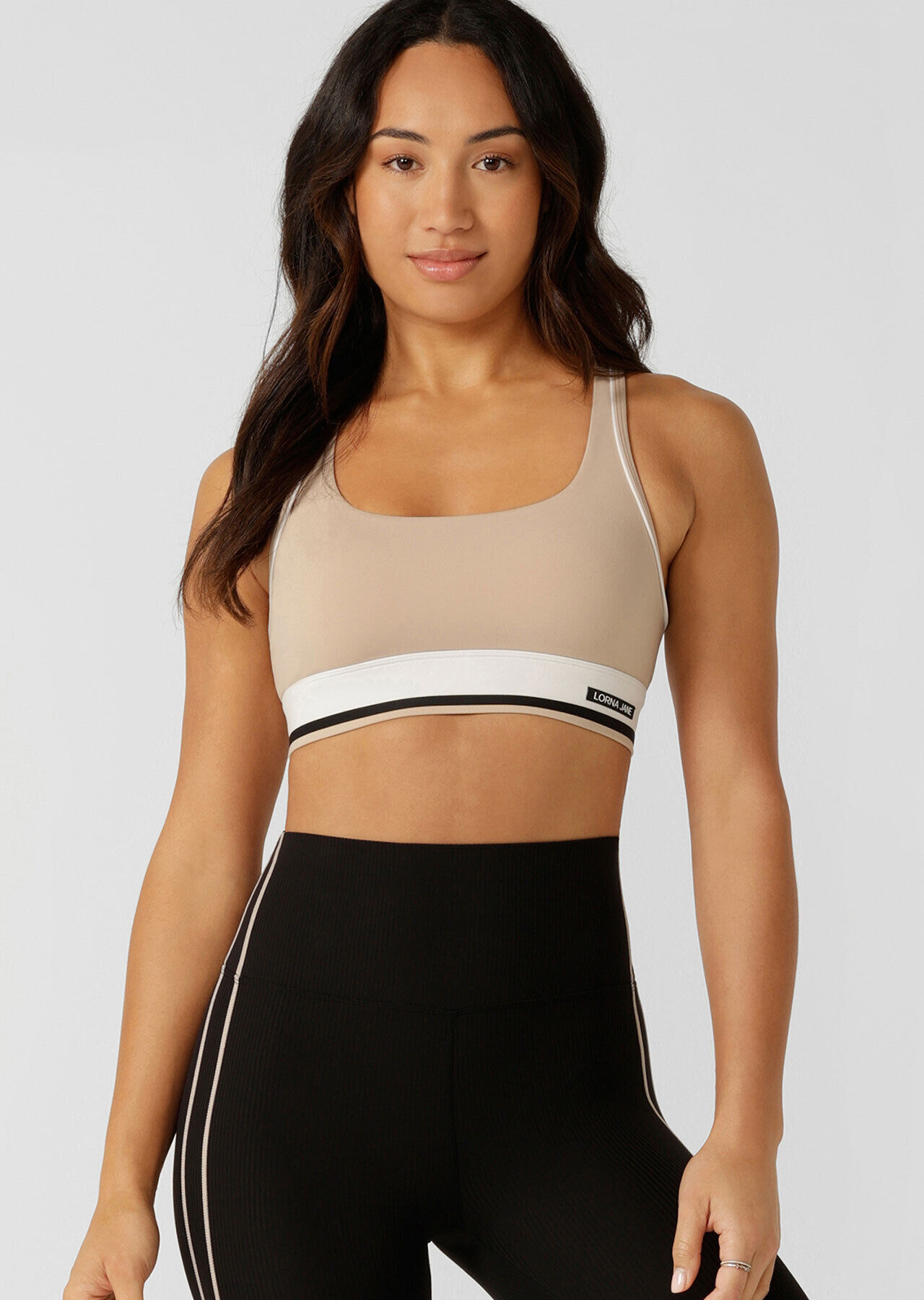 Tempo Maximum Support Sports Bra - Latte slider