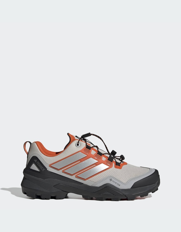 Terrex Skychaser GORE-TEX Hiking Shoes Mens - Beige / Matte Silver / Semi Impact Orange