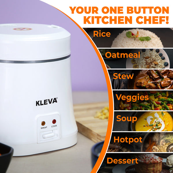 The Quick Meal Prep Kitchen Bundle - KLEVA® One Button Cooker Plus + Sumo Slicer® x2 slider