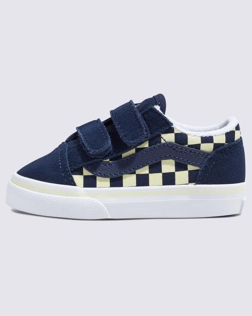 TODDLER OLD SKOOL V GLOW - GLOW SUMMER NIGHTS NAVY slider