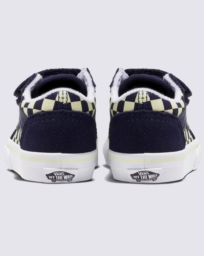 TODDLER OLD SKOOL V GLOW - GLOW SUMMER NIGHTS NAVY slider