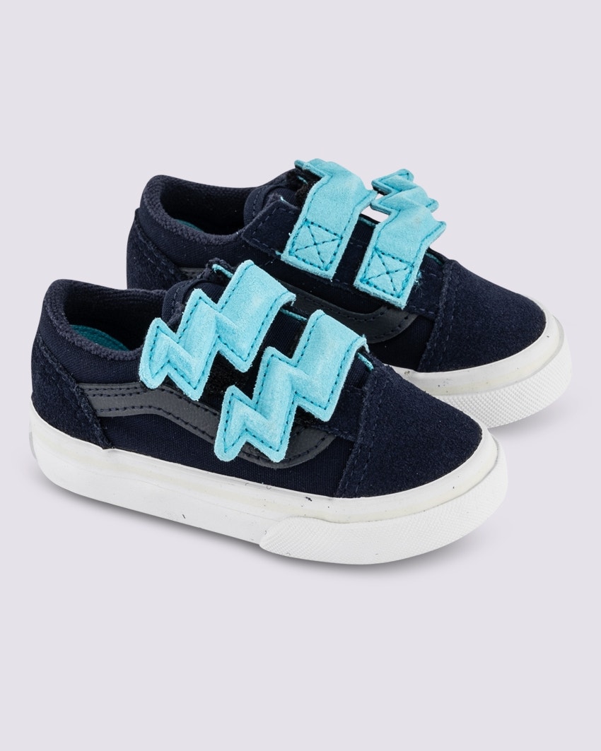 TODDLER OLD SKOOL V GLOW - GLOW SUMMER NIGHTS NAVY slider